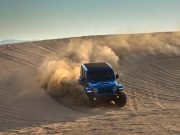 Camping among the sand dunes